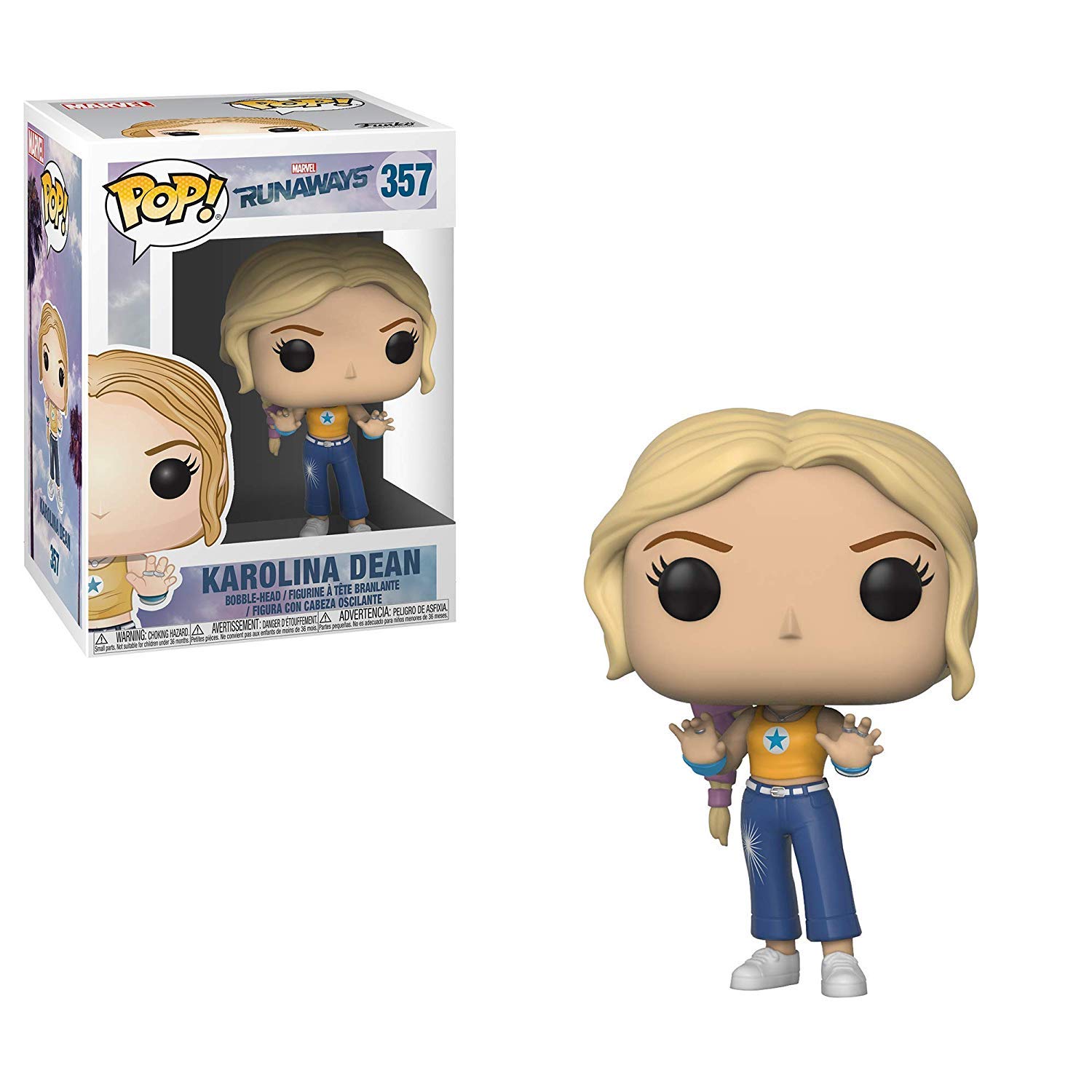 その他 Pop Marvel Runaways Gert Yorkes Vinyl Figure mxn26g8 Amazon.com: Funko Pop Marvel: Runaways - Gert Collectible